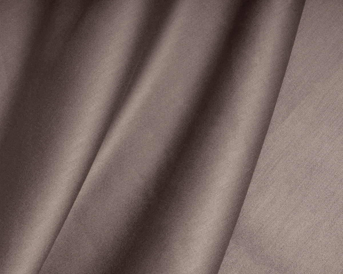 Topper Satin Spannbettlaken Taupe 140 x 200 cm - Palo24