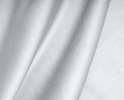 Topper Satin Spannbettlaken Weiss 180 x 200 cm - Palo24