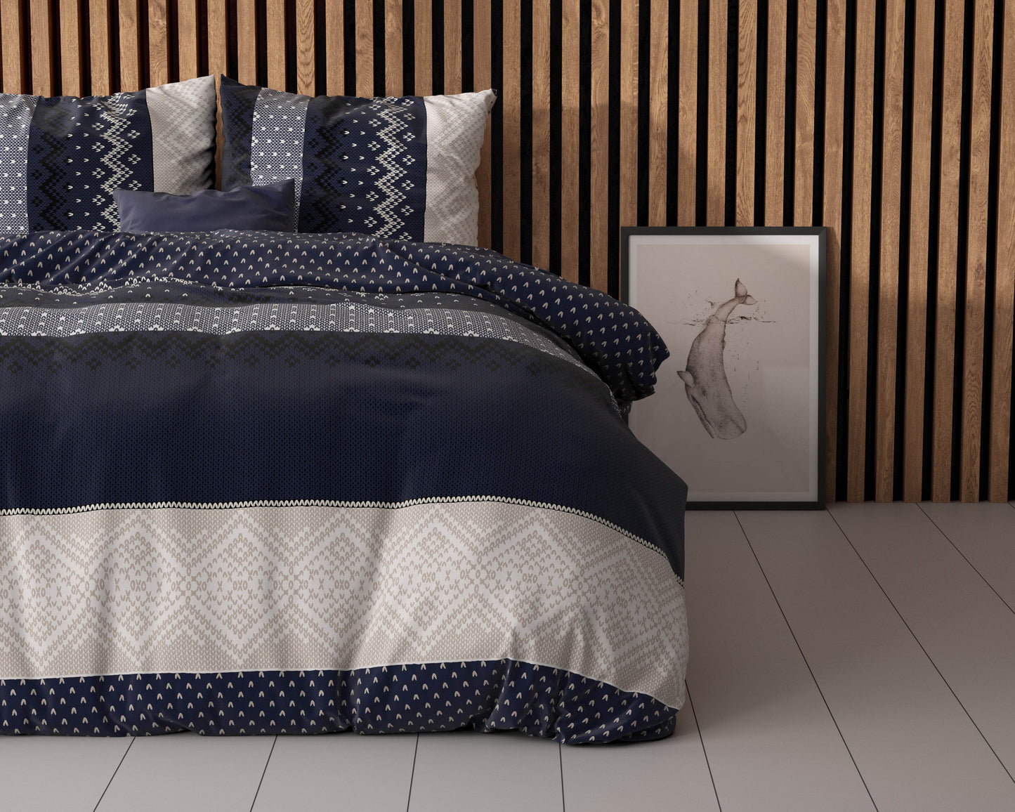 Bettbezug Elisabeth Navy 200 x 220 cm - Palo24