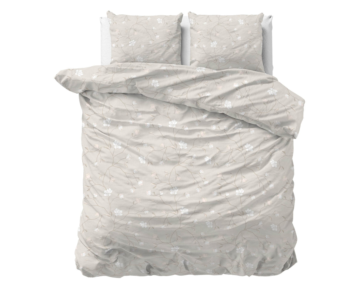 Bettbezug Flanel Caitlyn Sand 240 x 220 cm - Palo24