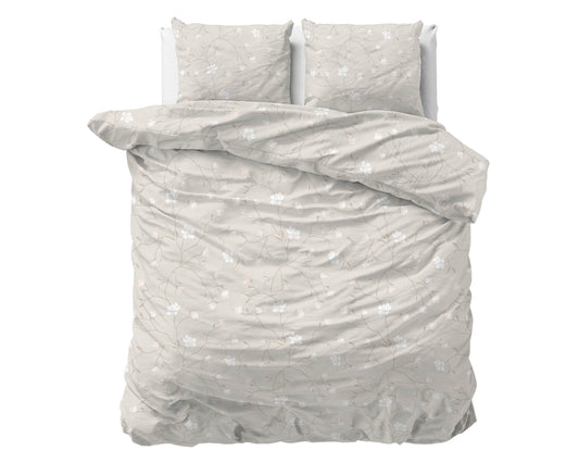 Bettbezug Flanel Caitlyn Sand 240 x 220 cm - Palo24