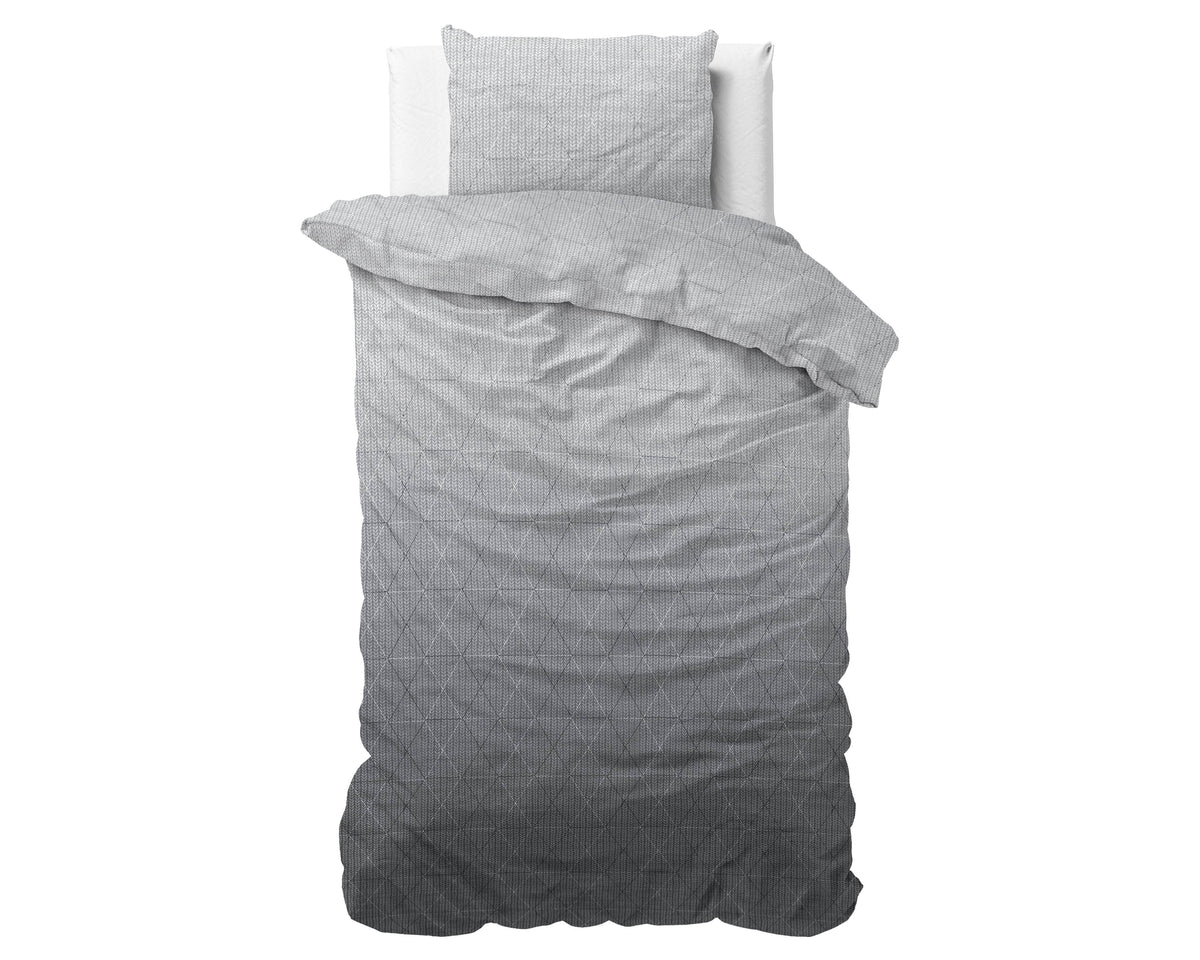 Bettbezug DH Flanel Quinn Anthrazit 140 x 220 cm - Palo24