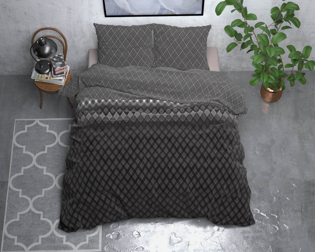 Bettbezug FL Cheng Anthrazit 240 x 220 cm - Palo24
