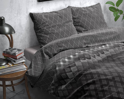 Bettbezug FL Cheng Anthrazit 240 x 220 cm - Palo24