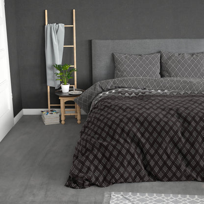 Bettbezug FL Cheng Anthrazit 240 x 220 cm - Palo24