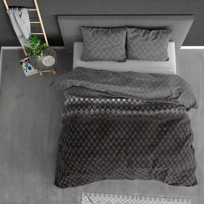 Bettbezug FL Cheng Anthrazit 240 x 220 cm - Palo24