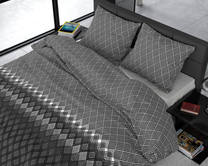 Bettbezug FL Cheng Anthrazit 240 x 220 cm - Palo24