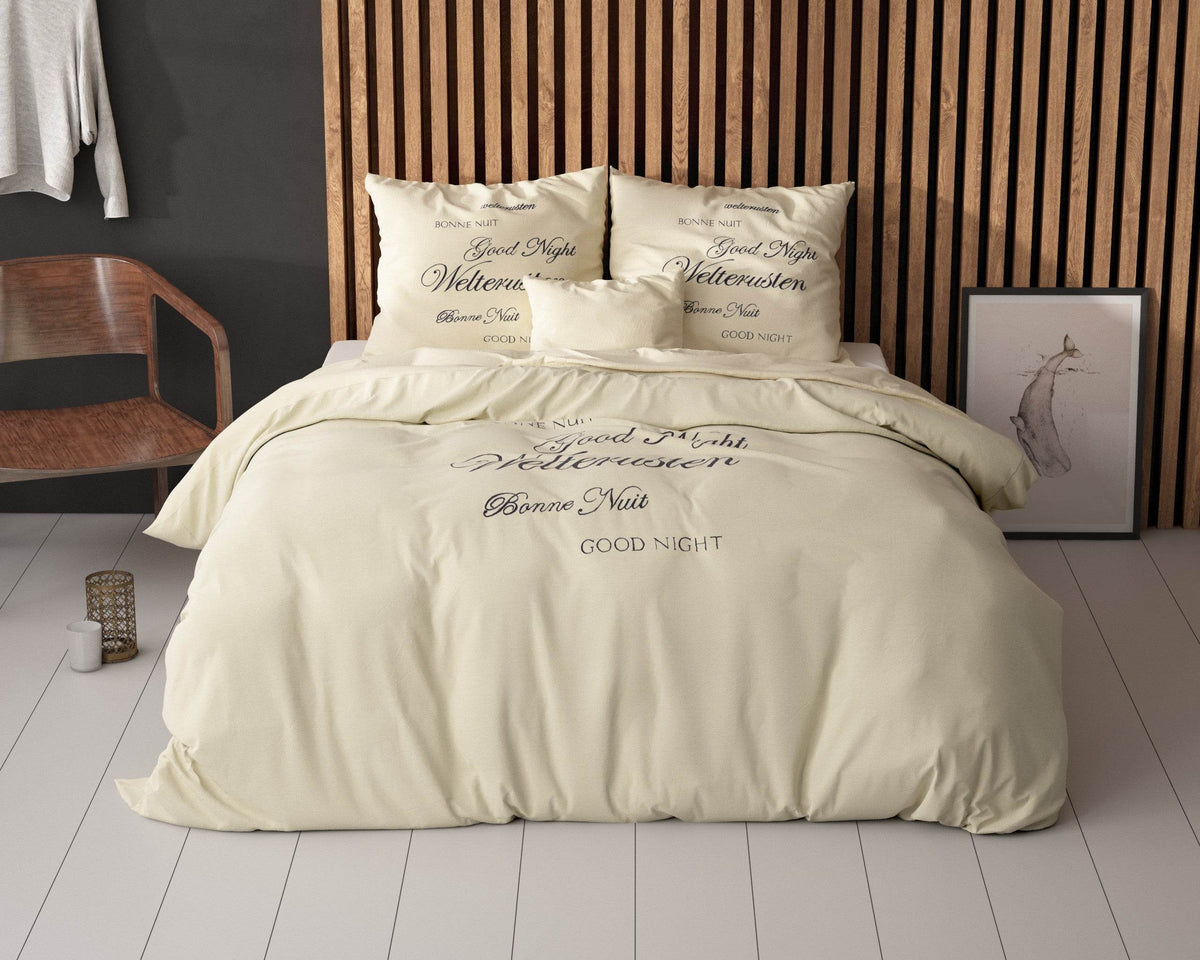Bettbezug Welterusten Creme 140 x 220 cm - Palo24