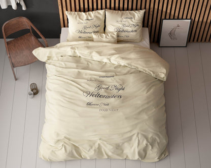 Bettbezug Welterusten Creme 140 x 220 cm - Palo24