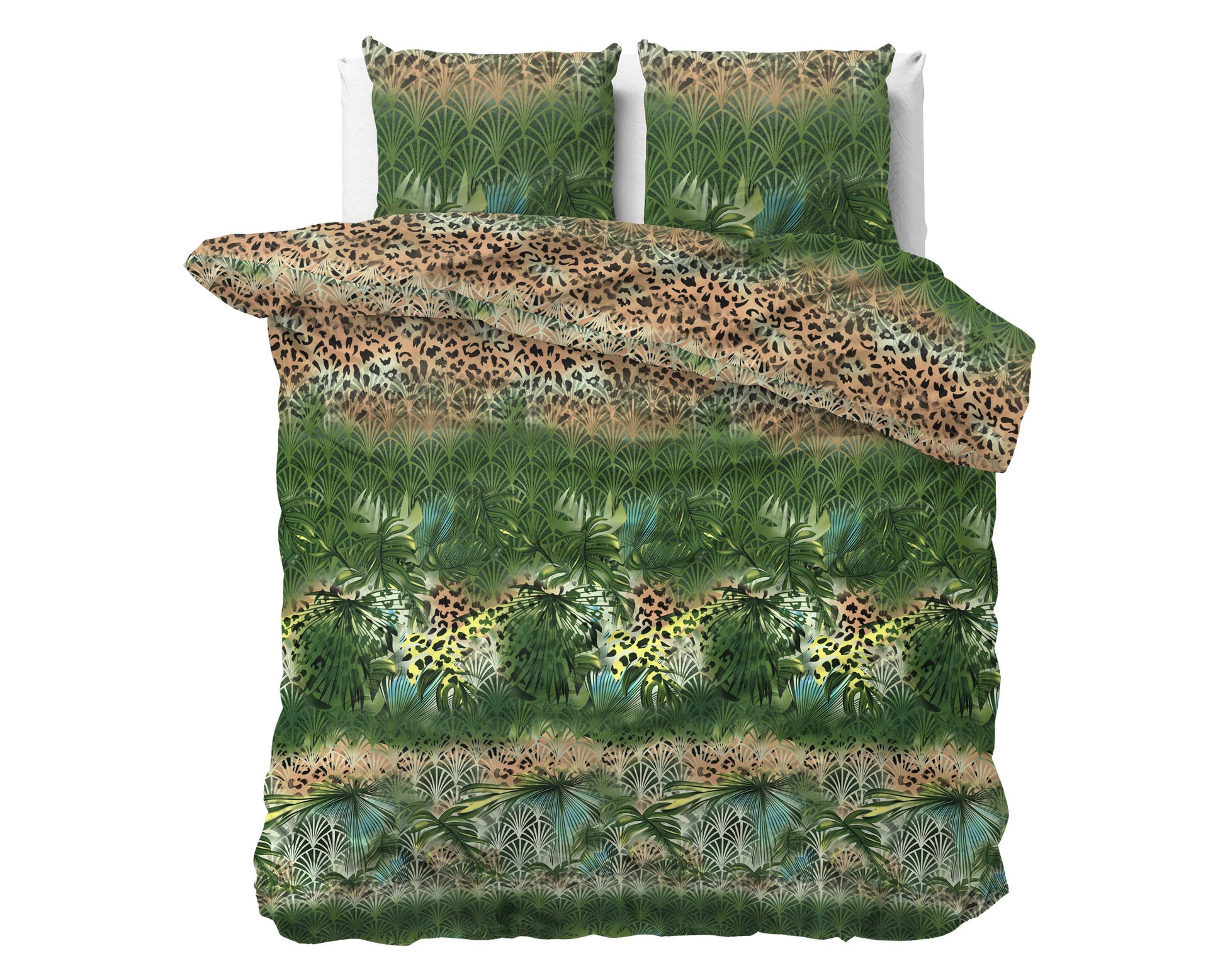 Bettbezug Trendy Jungle Grün 240 x 220 cm - Palo24