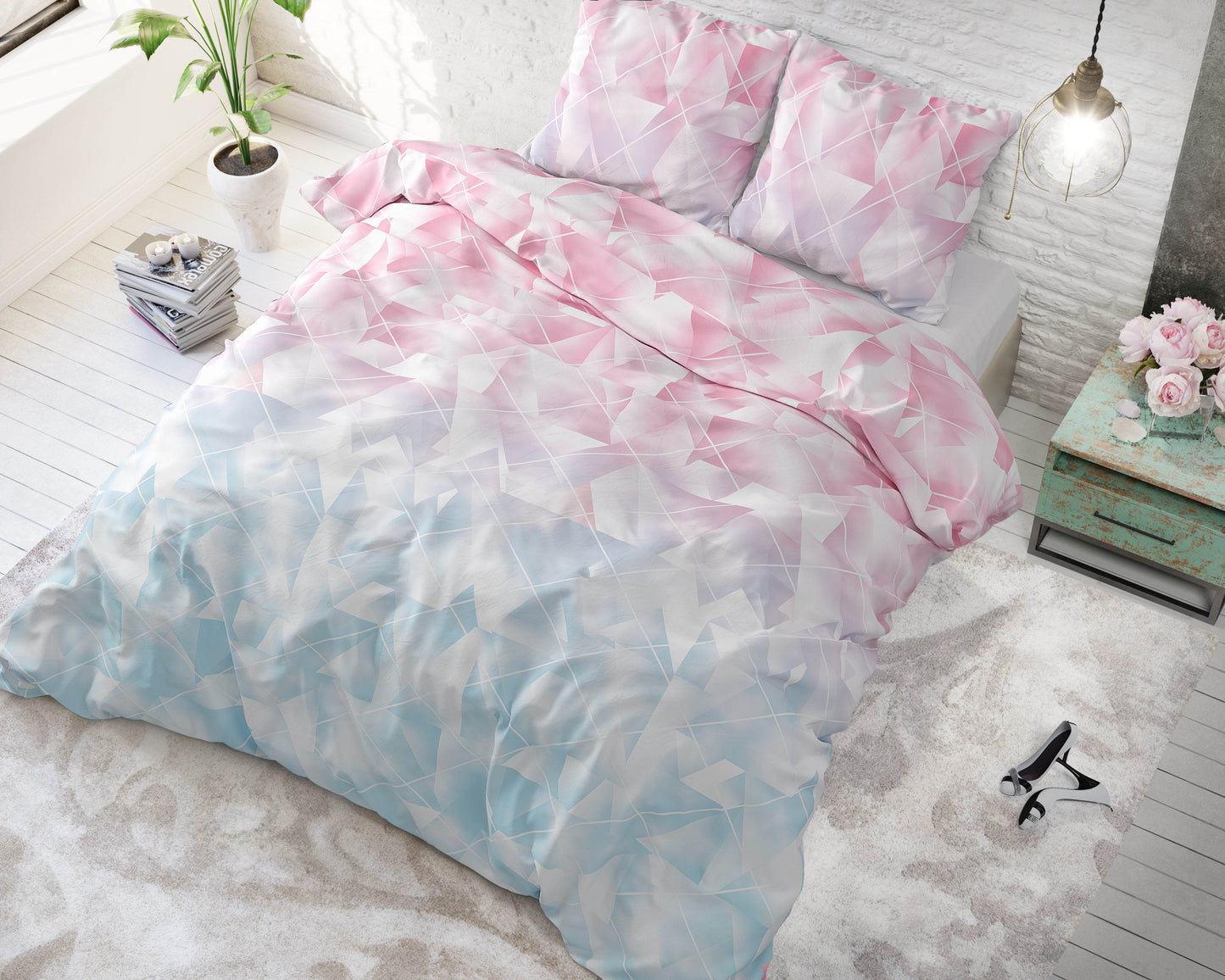 Bettbezug Air Soft Weiss 200 x 220 cm - Palo24