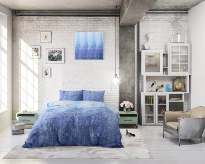 Bettbezug Kaza blau 240 x 220 cm - Palo24