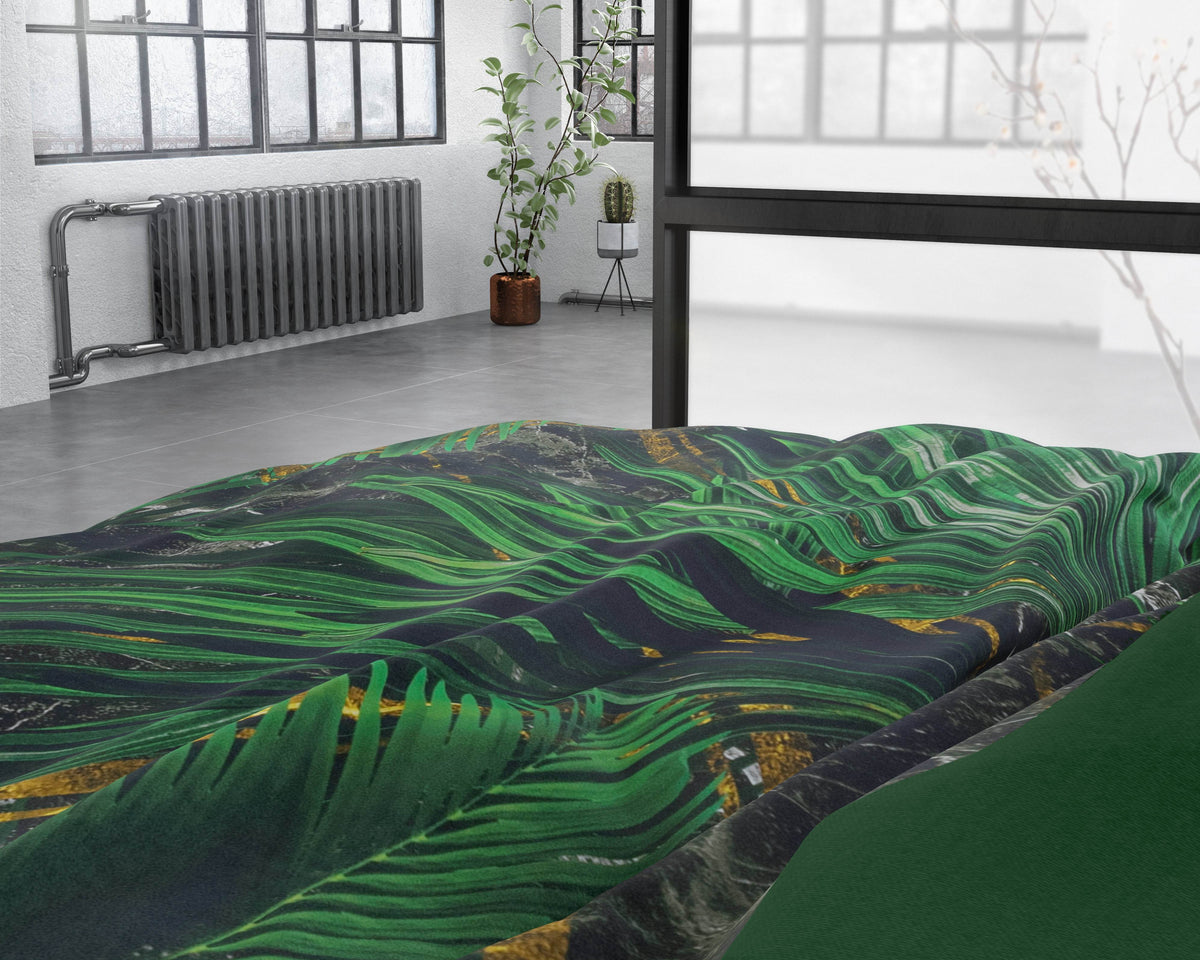 Bettbezug Avena Grün 200 x 220 cm - Palo24