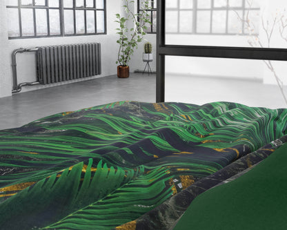Bettbezug Avena Grün 200 x 220 cm - Palo24