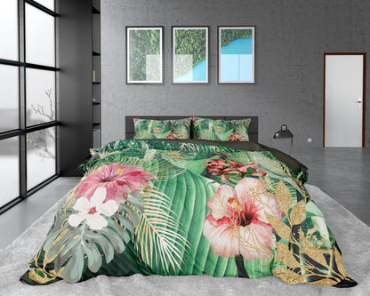 Bettbezug Mentha Grün 140 x 220 cm - Palo24