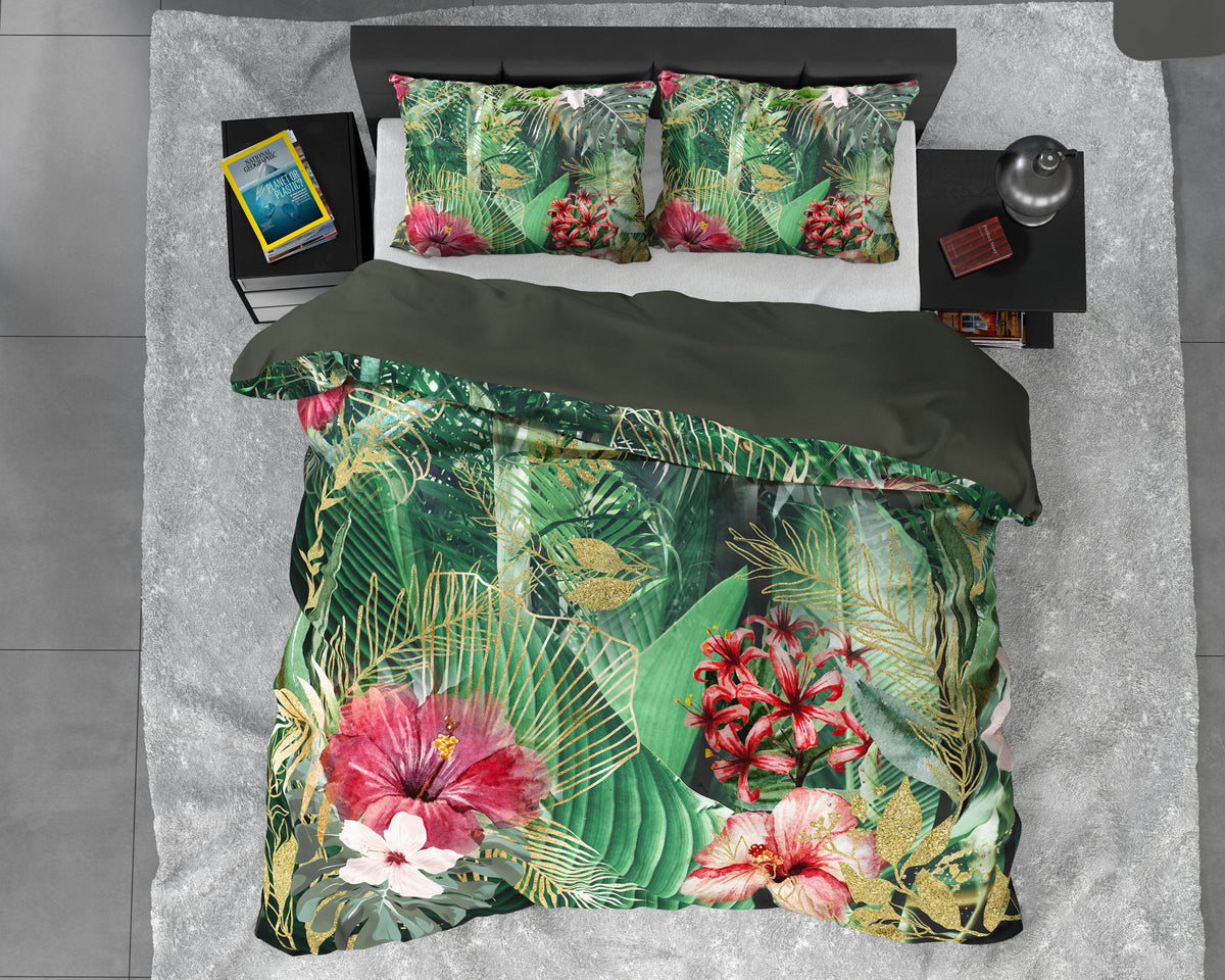 Bettbezug Mentha Grün 200 x 220 cm - Palo24