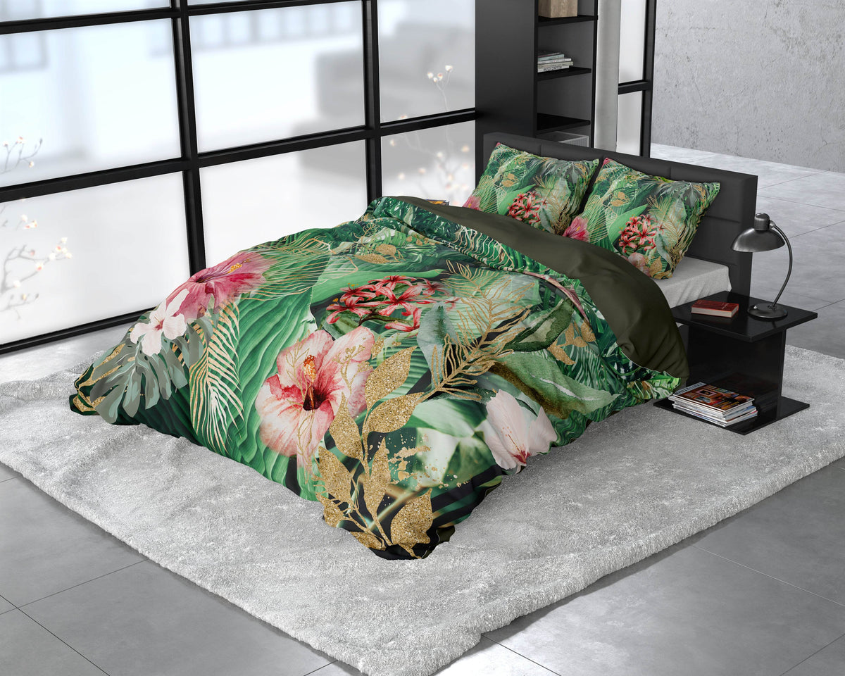 Bettbezug Mentha Grün 200 x 220 cm - Palo24