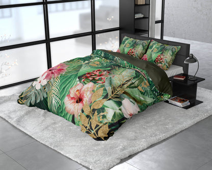 Bettbezug Mentha Grün 200 x 220 cm - Palo24
