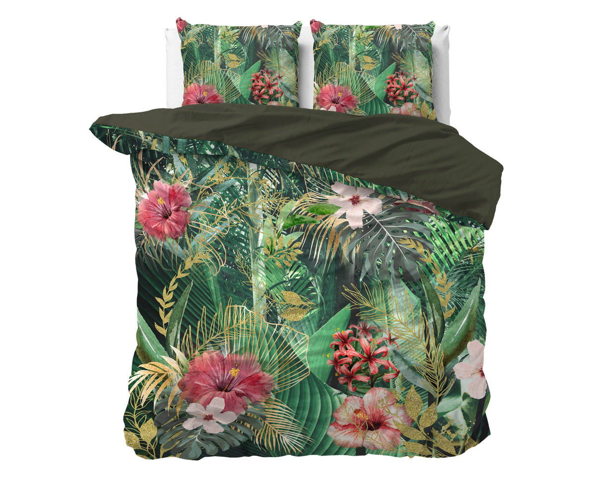 Bettbezug Mentha Grün 200 x 220 cm - Palo24