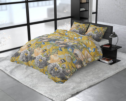 Bettbezug Andolf Gelb 240 x 220 cm - Palo24