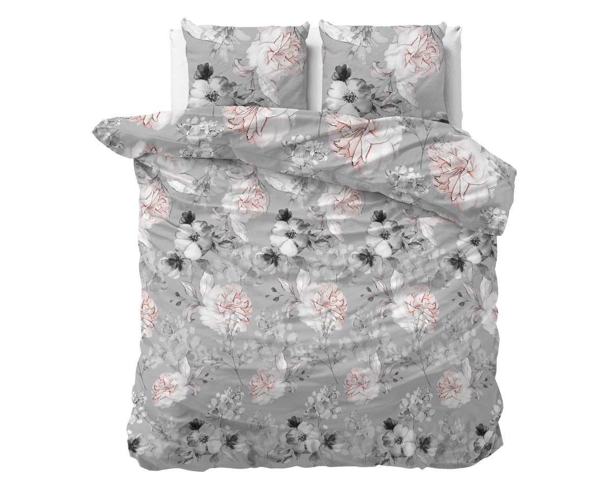 Bettbezug Soraya Grau 200 x 220 cm - Palo24