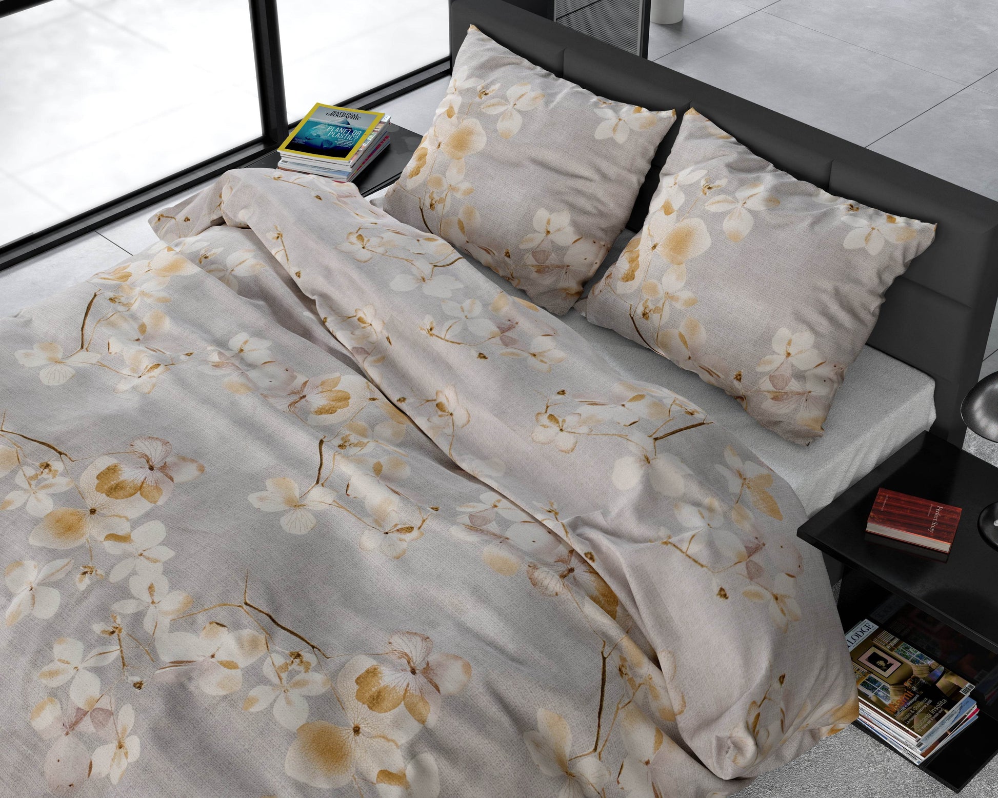Bettbezug Louis Creme 240 x 220 cm - Palo24