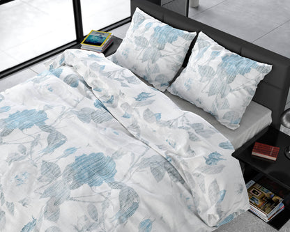Bettbezug Iven blau 140 x 220 cm - Palo24