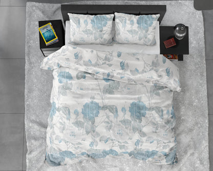 Bettbezug Iven blau 140 x 220 cm - Palo24