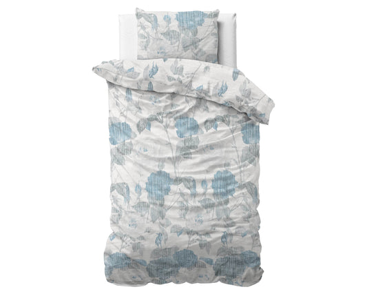 Bettbezug Iven blau 140 x 220 cm - Palo24