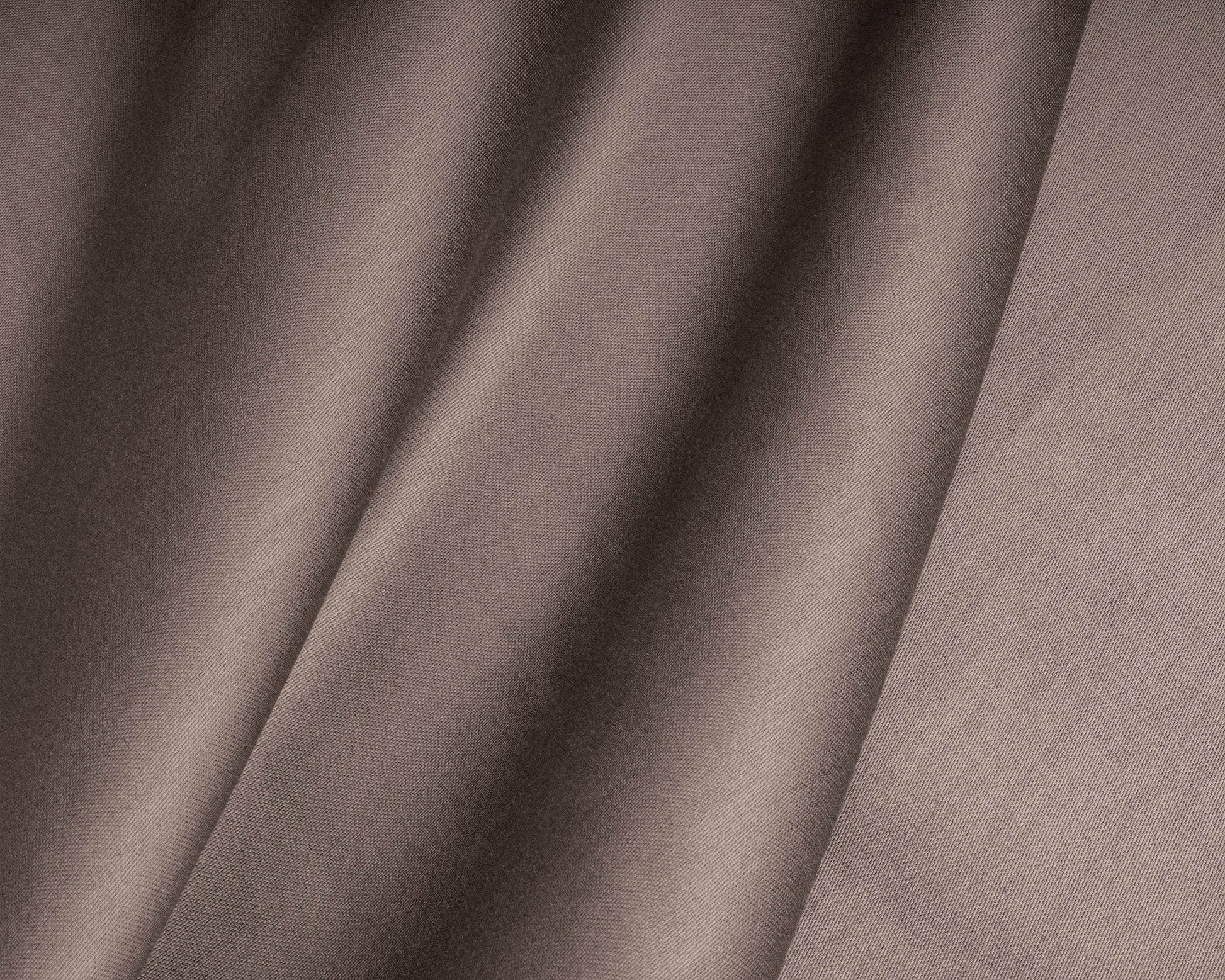 Split-Topper Satin Spannbettlaken Taupe 180 x 220 cm - Palo24