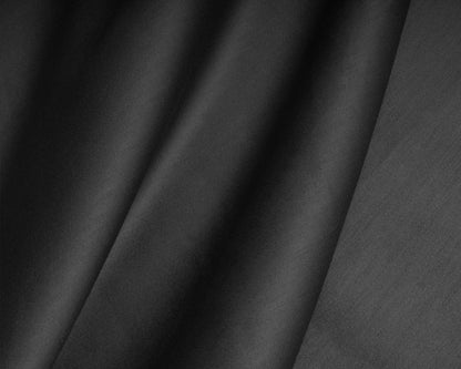 Split-Topper Satin Spannbettlaken Schwarz 180 x 220 cm - Palo24