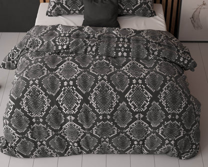 Bettbezug Riley Anthrazit 140 x 220 cm - Palo24