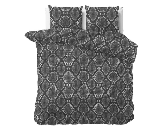 Bettbezug Riley Anthrazit 240 x 220 cm - Palo24