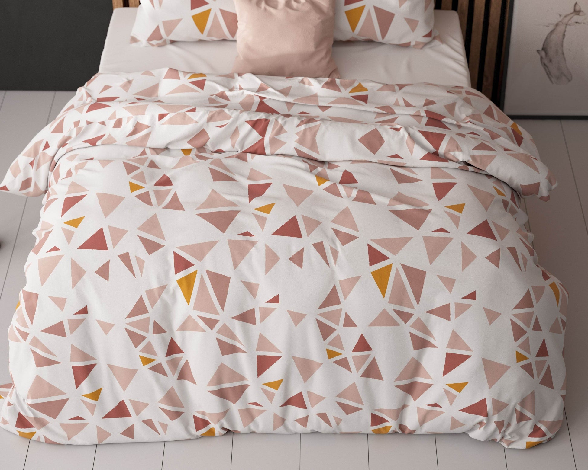 Bettbezug Bella Weiss 140x220 cm - Palo24