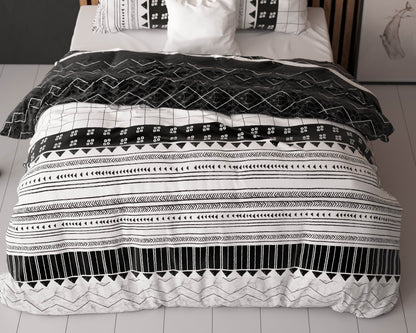 Bettbezug Artic Stripe Weiss 140 x 220 cm - Palo24