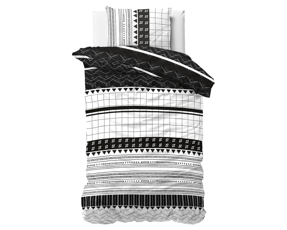 Bettbezug Artic Stripe Weiss 140 x 220 cm - Palo24