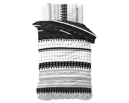 Bettbezug Artic Stripe Weiss 140 x 220 cm - Palo24