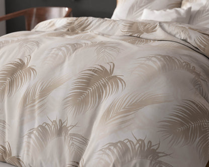 Bettbezug Jayda Taupe 140 x 220 cm - Palo24
