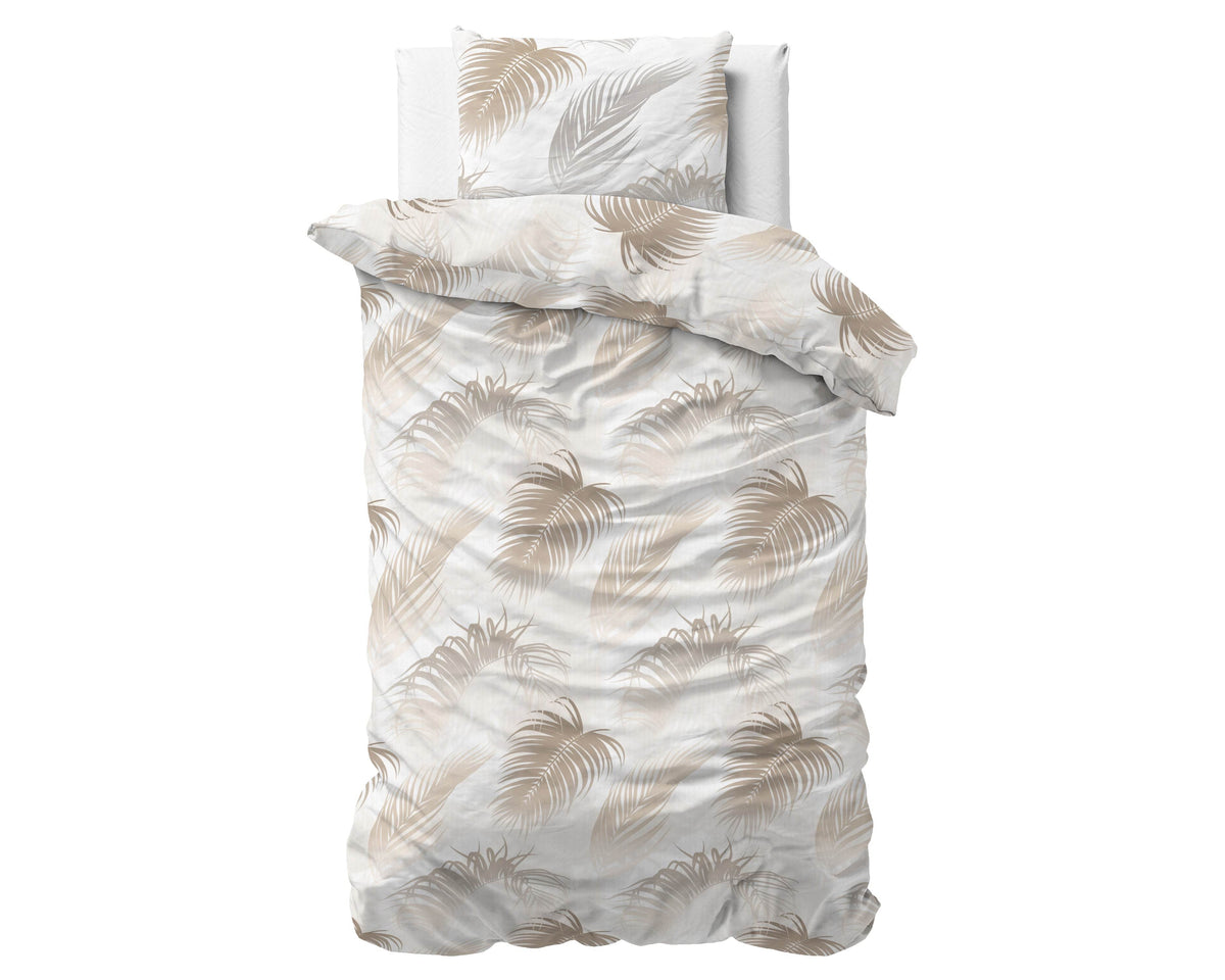 Bettbezug Jayda Taupe 140 x 220 cm - Palo24