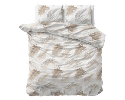Bettbezug Jayda Taupe 200 x 220 cm - Palo24