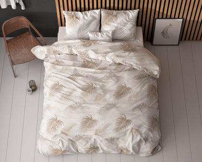 Bettbezug Jayda Taupe 240 x 220 cm - Palo24