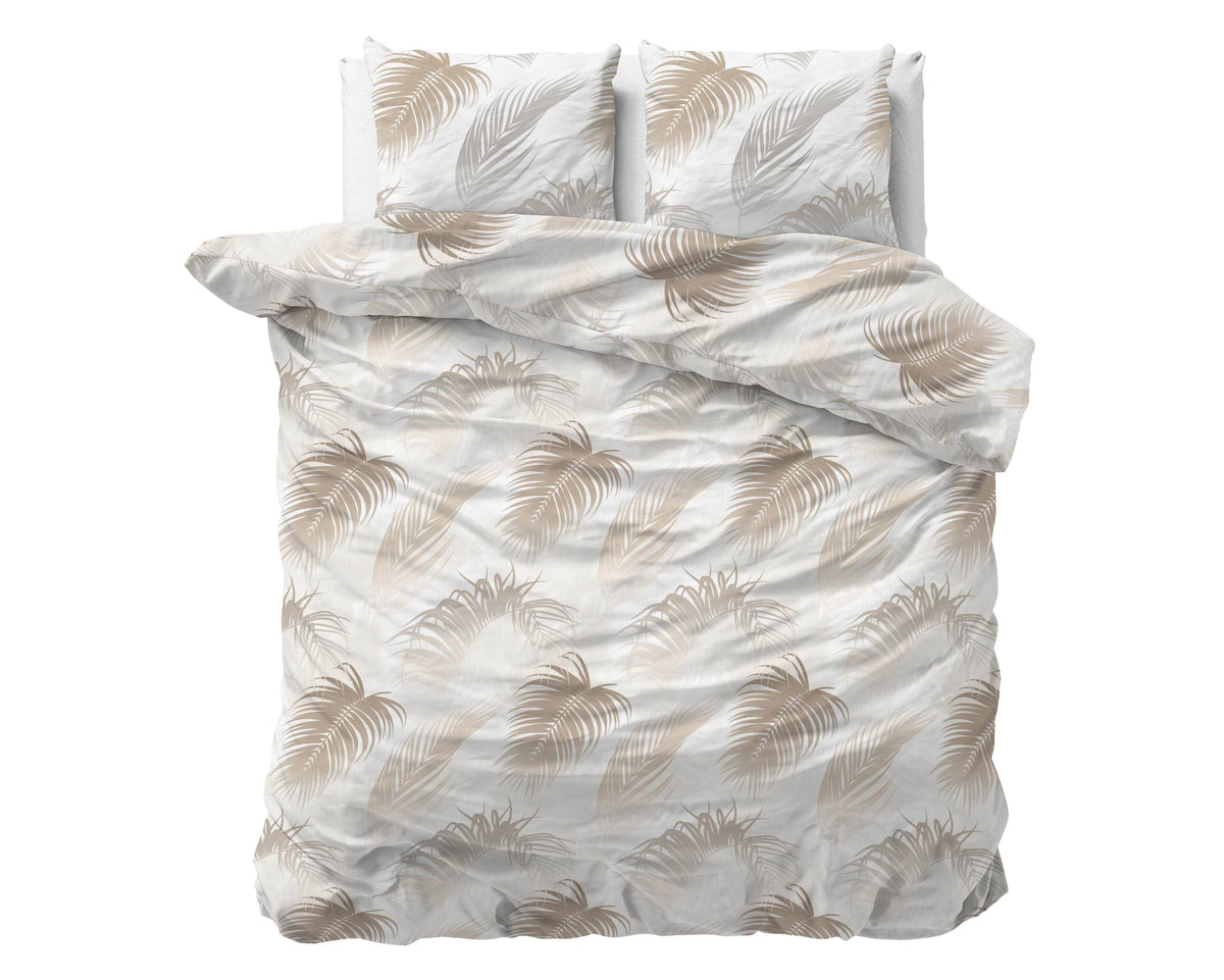 Bettbezug Jayda Taupe 240 x 220 cm - Palo24