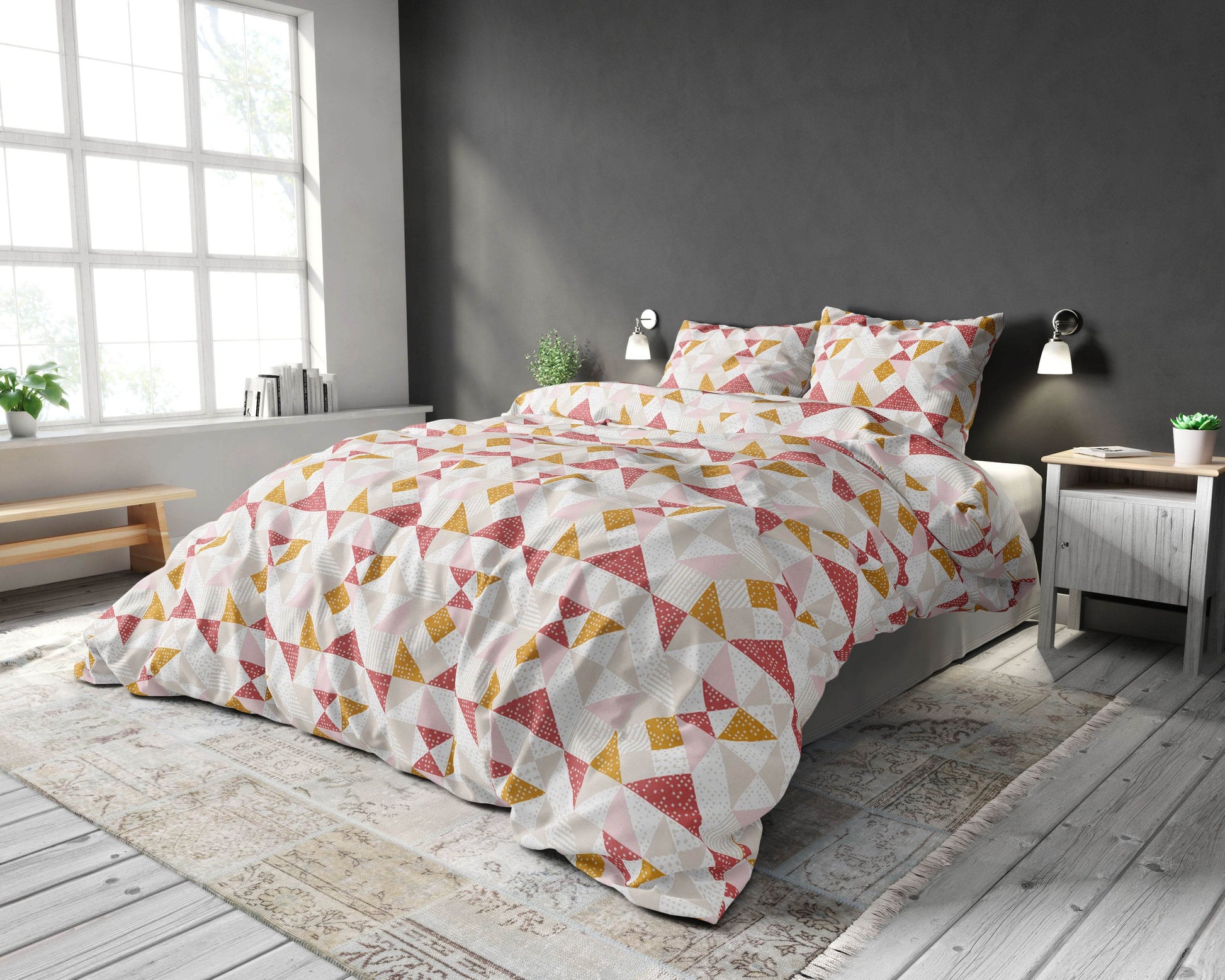 Bettbezug Traingy Weiss 200 x 220 cm - Palo24