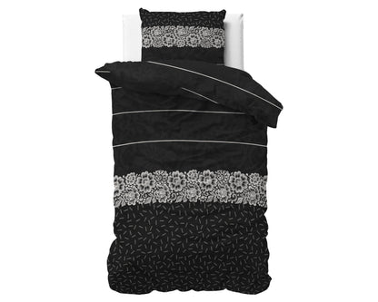 Bettbezug Dervio Anthrazit 140 x 220 cm - Palo24