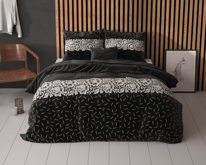 Bettbezug Dervio Anthrazit 200 x 220 cm - Palo24