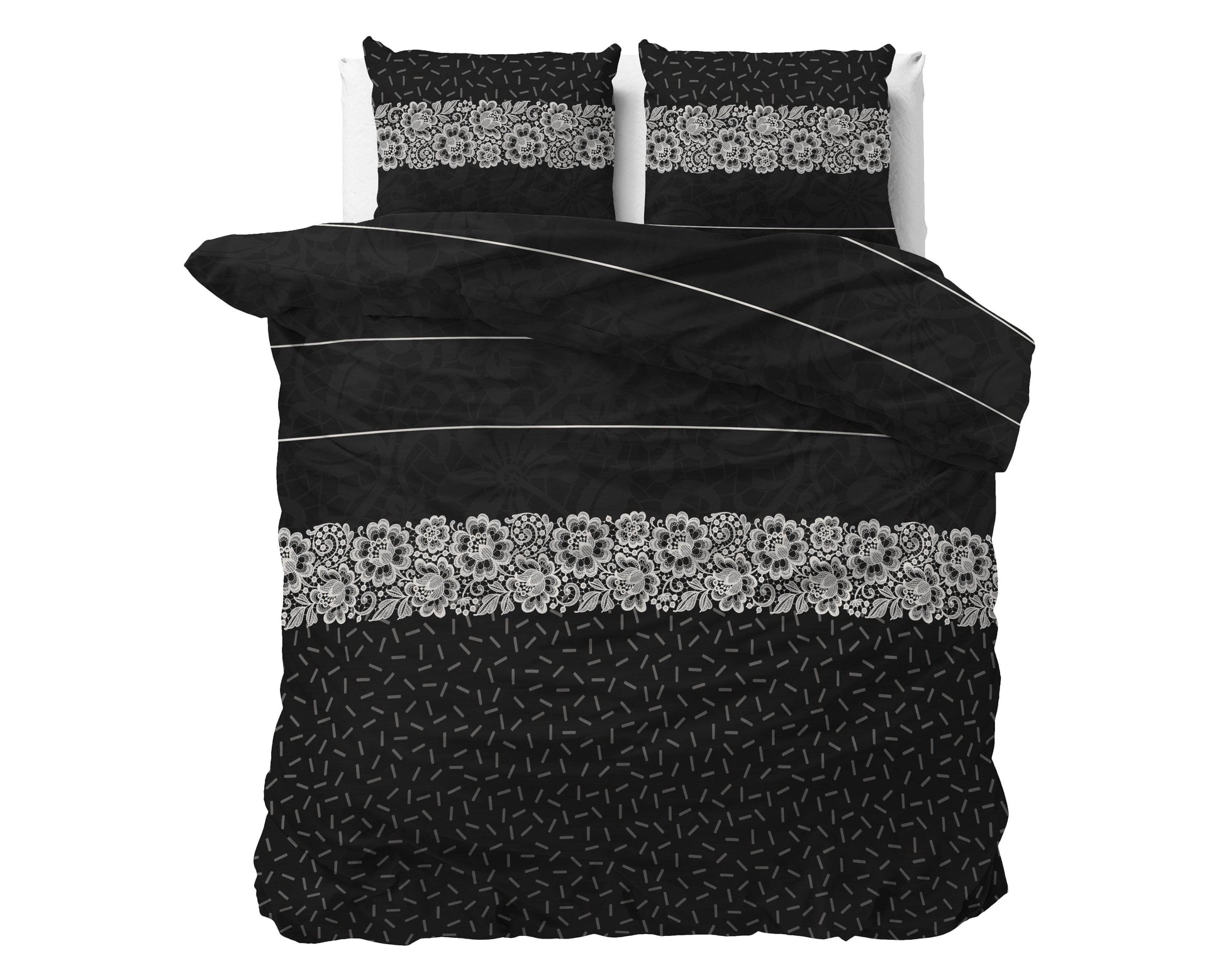 Bettbezug Dervio Anthrazit 240 x 220 cm - Palo24