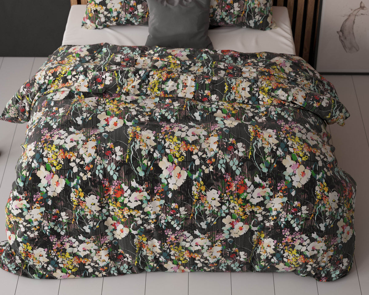 Bettbezug Jolisa 2 Schwarz 200x220 cm - Palo24