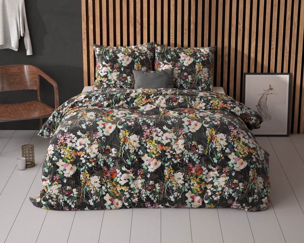 Bettbezug Jolisa 2 Schwarz 240x220 cm - Palo24
