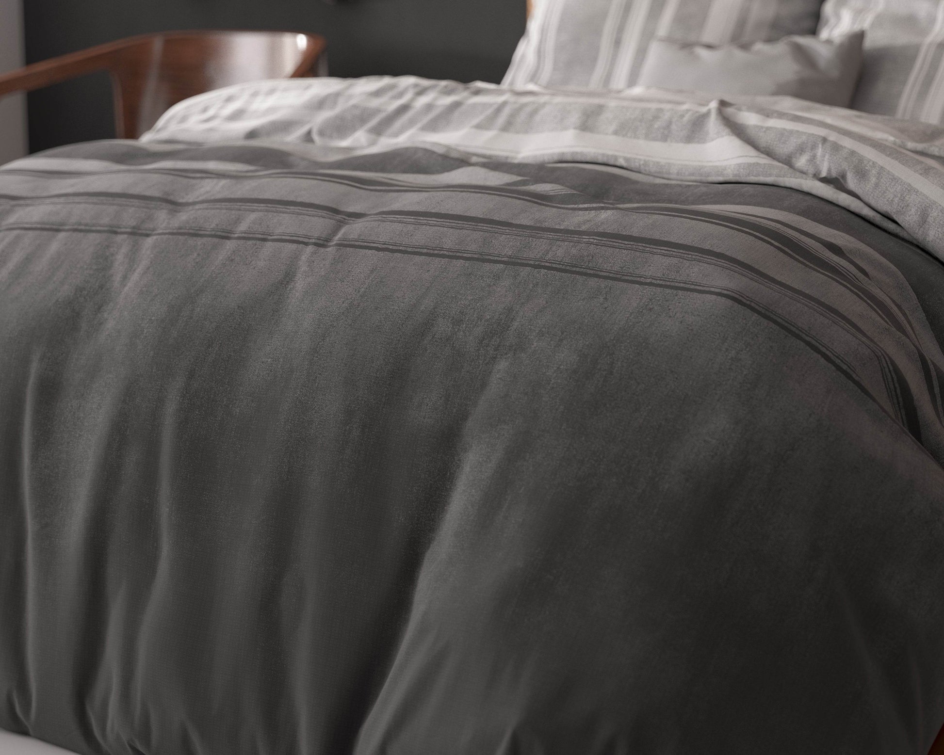 Bettbezug Moon Lights Grau 140 x 220 cm - Palo24