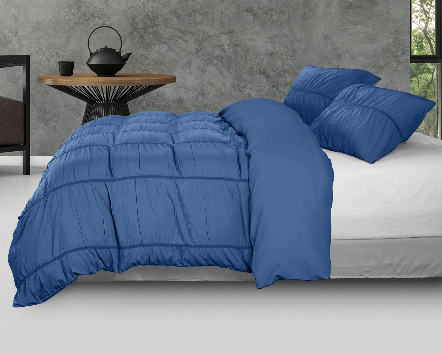 Bettbezug Calais Indigo 140 x 220 cm - Palo24